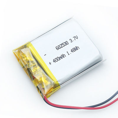 Smart Watch 602530 Lipo 3.7v 450mah Lithium Polymer Rechargeable Battery