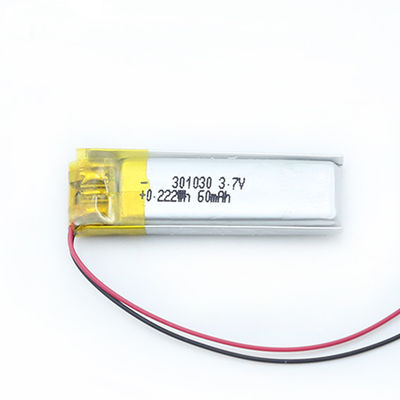 301030 60mah Lipo Polymer Battery