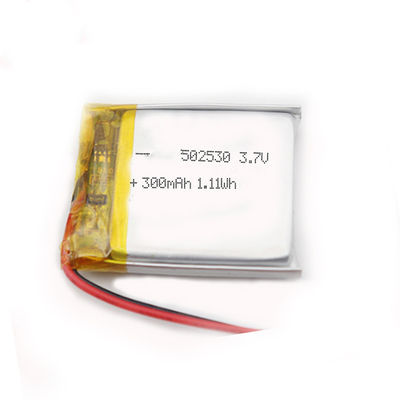 ROHS 502530 300mAh Lithium Lipo Battery Electronic Toy Batteries With PCB