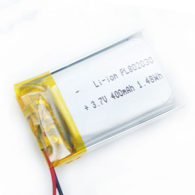 802030 KC CE Rechargeable Li Polymer Battery 3.7V 400mAh Lipo Battery