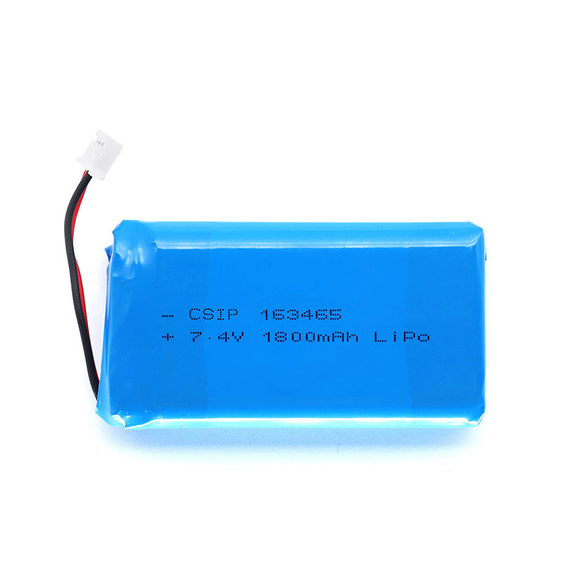 7.4v 1800mah 2S 163465 Rechargeable Lithium Polymer Battery For