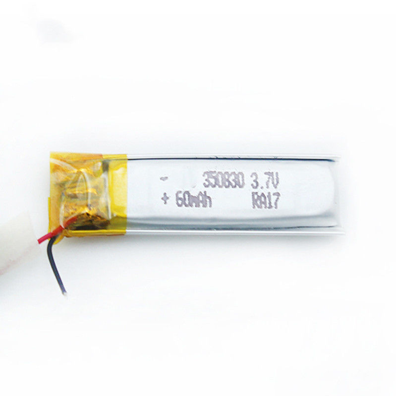 350830 60mah Lithium Lipo Battery