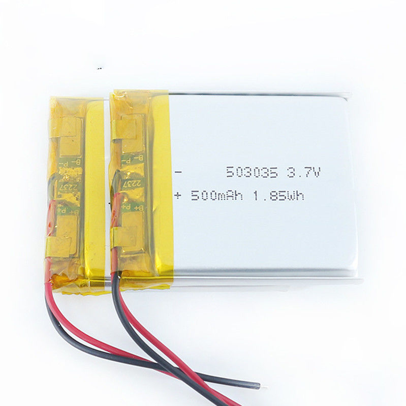 300 Times 3.7V 500mAh Flat Lithium Polymer Battery 503035 38*30*5.0mm