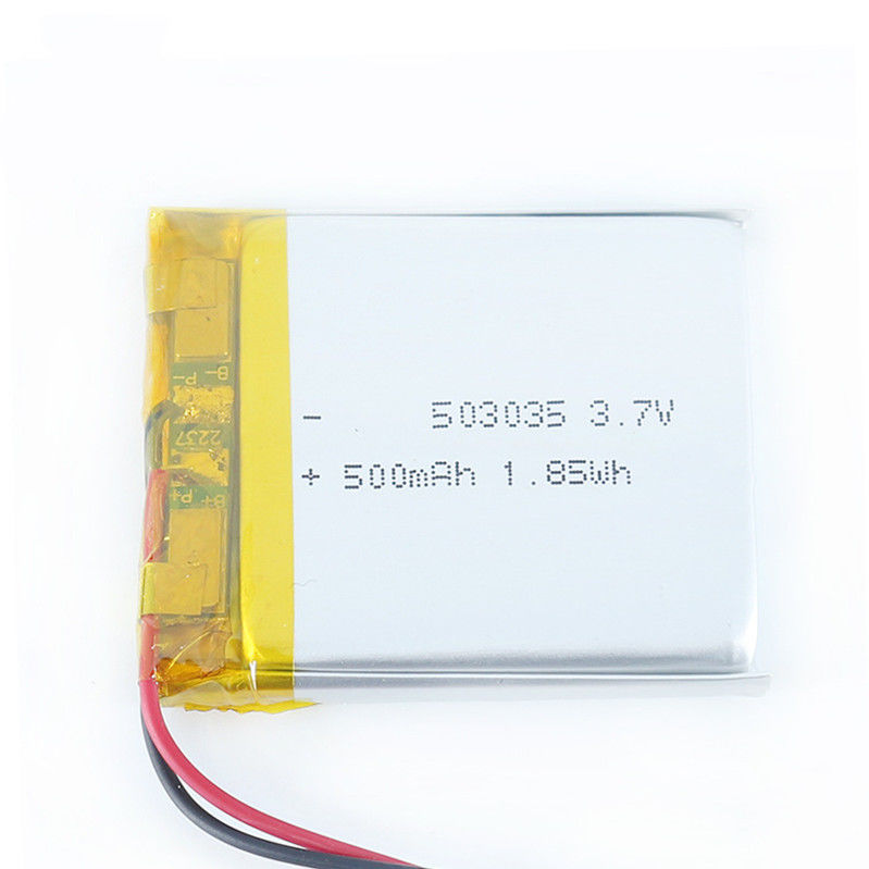 503035 Bluetooth Earbud 3.7 V Li Polymer Battery 500mah 520mah