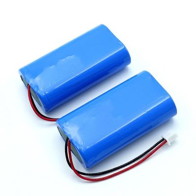 0.5C-2C 3.7V 1S2P 18650 Lithium Ion Battery Pack 6700mAh 18.5*36*66mm