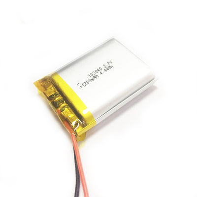 No Leak 103040 1200mAh 3.7 V Li Polymer Battery For Digital Devices