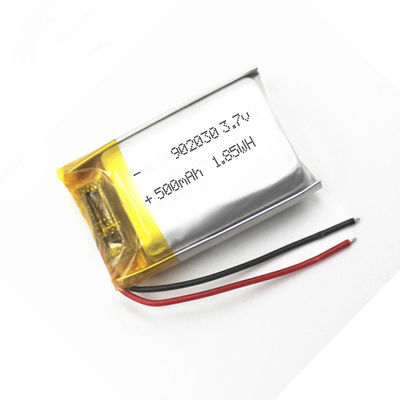 20g 902030 500mAh 3.7 V Li Polymer Battery 9.0*20*30mm