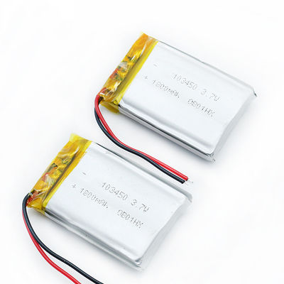 Lightweight 103450 1800mah 3.7 V Li Polymer Battery For Ultraviolet Disinfection Lamp