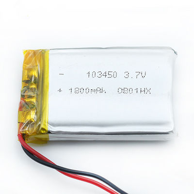 Lightweight 103450 1800mah 3.7 V Li Polymer Battery For Ultraviolet Disinfection Lamp