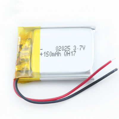 402025 150mah 042025 Rechargeable Li Po Battery For Small Toys