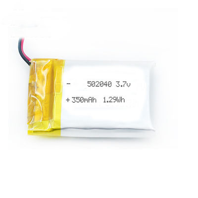 8.5g Home Appliances Lipo Polymer Battery 502040 350mah