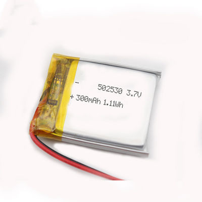 ROHS 502530 300mAh Lithium Lipo Battery Electronic Toy Batteries With PCB