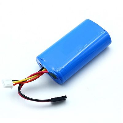 3.7V 1S2P 18650 Lithium Ion Battery Pack 6700mAh Blue