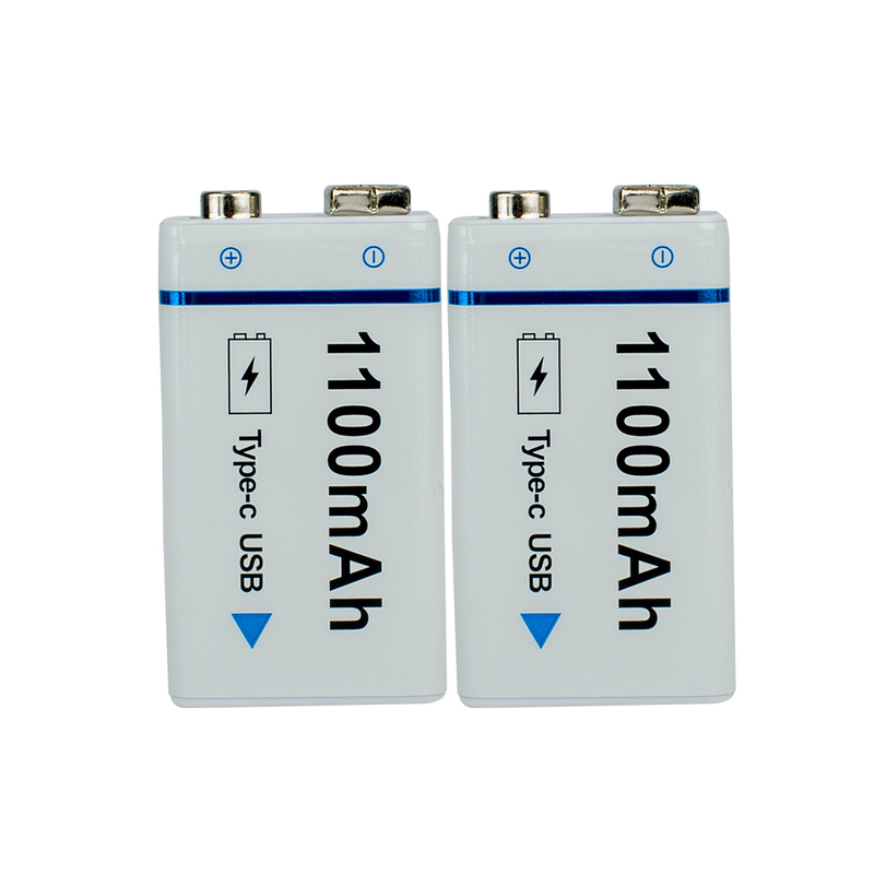 9V Batteries, 10-Year Shelf Life, 9v Battery for Smoke Detector, 9 Volt Power Supply for Guitar Pedals, Square Batteries 9V Lithium-ion battery for Smoke/CO Detector, Electronics & Audio